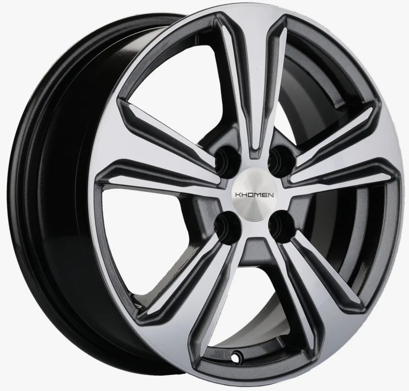 Khomen Wheels KHW-1502 15x6.0 4x100 ET50/60.1 Black-FP (БК)