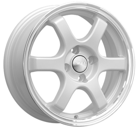 Скад Киото 15x6.0 4x98 ET38/58.6 Алмаз Белый