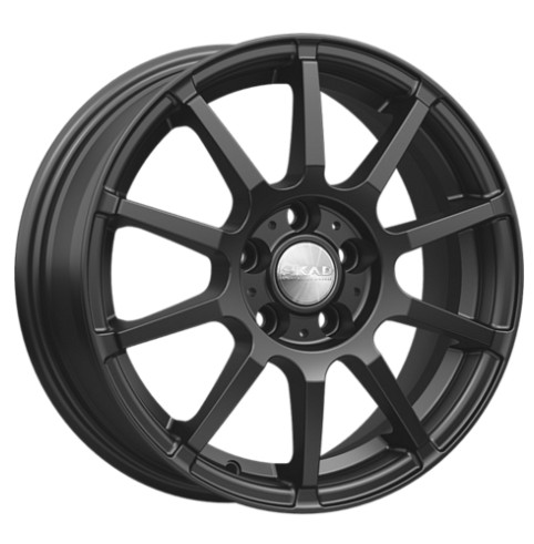 Скад Акита 15x6.0 4x100 ET40/60.1 Черный бархат новый