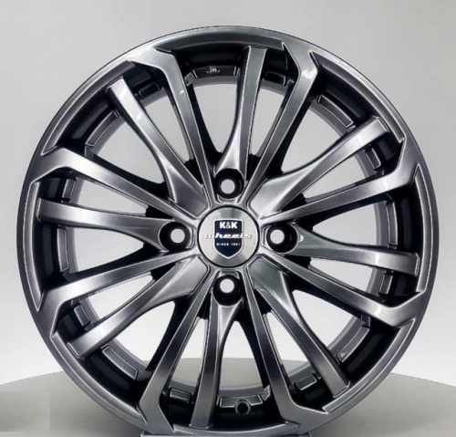КиК Сильверстоун 17x6.5 4x100 ET43/60.1 Блек Платинум