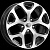 КиК KC-869 16x6.5 4x100 ET50/60.1 Алмаз черный KLBX