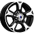 КиК Атлант 16x7.0 5x139.7 ET35/108.5 Алмаз Черный