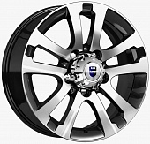 КиК Сахара 18x7.0 (5x139.7 ET35/108.1) алмаз черный