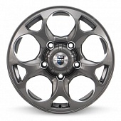 КиК Линкс 16x7.0 5x139.7 ET35/108.5 Антрацит